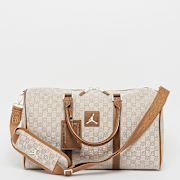 Unselected, Jordan, Monogram Duffle Bag, white (Sold-out)