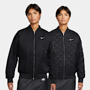 Niet geselecteerd, Nike, Sportswear Reversible Varsity Bomber Jacket, zwart (Uitverkocht)