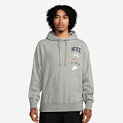 Niet geselecteerd, Nike, Club Fleece Hoodie Stack Graphics, grijs (Uitverkocht)