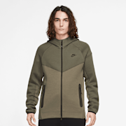 Geselecteerd, Nike, Tech Fleece Full-Zip Windrunner Hoodie, groen (Uitverkocht)