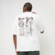 Selected, New Era, MLB Player Graphic Oversized Tee New York Yankees, white (Sold-out)