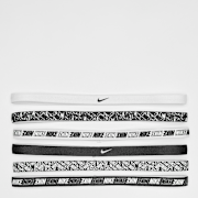 Niet geselecteerd, Nike, Headbands Printed (6 Pack), wit (Uitverkocht)