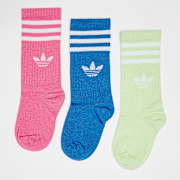 Niet geselecteerd, adidas Originals, adicolor 3 Stripes Crew Sokken (3 Pack), multicolor (Uitverkocht)
