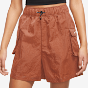 Niewybrane, Nike, Sportswear Essential Woven High-Rise Shorts, brązowy (Wyprzedane)