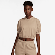 Unselected, Jordan, Short Sleeve Top, brown (Sold-out)