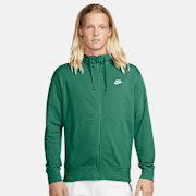Niewybrane, Nike, Sportswear Club Hoodie Full zip French terry, zielony (Wyprzedane)