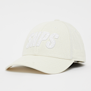 Selected, SNIPES, Slanted Logo Baseball Cap, white