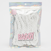 Selected, BAGGY, Rope Laces 14mm Set 100cm, white