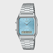 Selected, CASIO, AQ-230A-2A1MQYES, silver