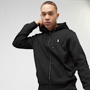 Selected, Polo Ralph Lauren, Double Knit Fullzip Hoodie, black