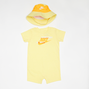 Geselecteerd, Nike, Junior Sportswear PE Romper Bucket Hat Set, geel (Uitverkocht)