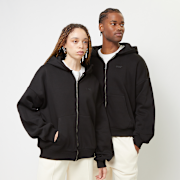 Unselected, SNIPES, Small Logo Essential Oversized Zip Hoodie, black