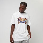 Selected, Mitchell & Ness, Team Logo Tee Philadelphia 76ers, white