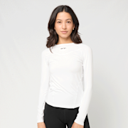Selected, aim'n, Soft Basic Long Sleeve, white
