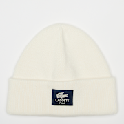 Selected, Lacoste, Woven Label Beanie, beige