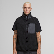 Selected, Urban Classics, Sherpa Vest, black