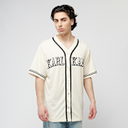 Niet geselecteerd, Karl Kani, College Baseballshirt, beige (Uitverkocht)