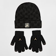 Unselected, Nike, Jan Monogram Beanie Set (2 Piece), black (Sold-out)