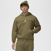 Selected, Jordan, Essentials Air Fleece-Hoodie, green