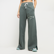 Unselected, Nike, Sportswear Phoenix Fleece High-Rrise Logo Wide Pants, green (Sold-out)