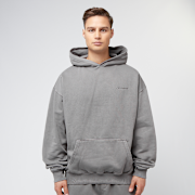 Unselected, Pegador, Logo Oversized Hoodie, grey