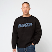 Selected, Pegador, Tripole Oversized Knit Sweater, black