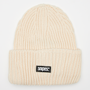 Unselected, SNIPES, Woven Logo Knit Beanie, beige
