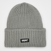 Selected, SNIPES, Woven Logo Knit Beanie, grey (Sold-out)