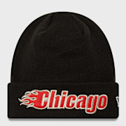 Selected, New Era, Beanie Metallic NBA Chicago Bulls, black