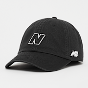 Wybrane, New Balance, 6 Panel Block N Hat V 2.0, czarny (Wyprzedane)