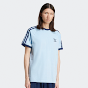 Geselecteerd, adidas Originals, 3-Streifen T-Shirt, blauw (Uitverkocht)