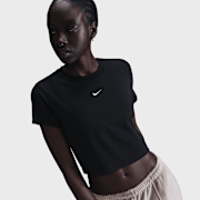 Unselected, Nike, Sportswear Chill Knit Crop Top, black (Sold-out)