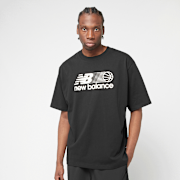 Selected, New Balance, Hoops Graphic T-Shirt, black