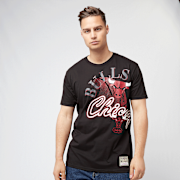 Selected, Mitchell & Ness, NBA Maxed Out Tee Chicago Bulls, black