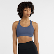 Unselected, New Balance, Essential Train Bra, blue