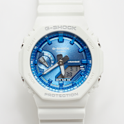 Selected, G-SHOCK, GA-2100WS-7AER, white