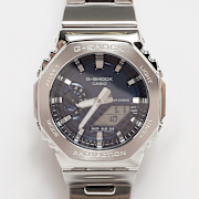 Selected, G-SHOCK, GM-2110D-2BER, silver