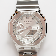 Niet geselecteerd, G-SHOCK, GM-2110D-7AER, zilver (Uitverkocht)