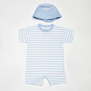 Selected, Nike, Towel Terry Short Sleeve Romper, blue