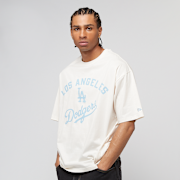 Selected, New Era, MLB Arch Graphic Oversized Tee Los Angeles Dodgers, beige