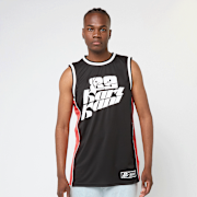 Unselected, Karl Kani, Signature Colorblock Basketball Jersey, black