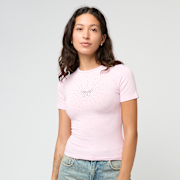 Selected, Felicious, Glowing Butterfly Tee, light pink