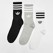Selected, adidas Originals, 3 PACK - adicolor 3-Stripes Crew Socks, grey