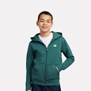 Selected, New Balance, Fitness Centre Illustrated Full Zip Hoodie, green