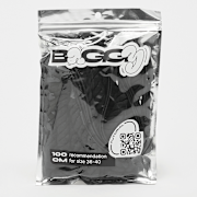 Unselected, BAGGY, ROPE LACES 14mm SET 100cm, black
