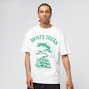 Selected, Mister Tee, Green Money Trees Oversize Tee, white