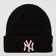 Selected, New Era, Female Essential Cuff Beanie New York Yankees, black