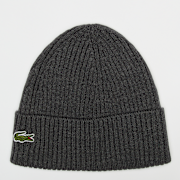 Selected, Lacoste, Lacoste Wool Beanie pitch chine, grey