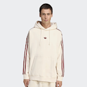 Selected, adidas Originals, Graphic Fleece Loose Hoodie, beige