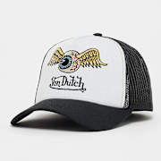 Selected, Von Dutch Originals, Trucker Flying Eyeball, white